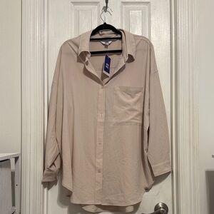 Joy Lab loose fit button down
